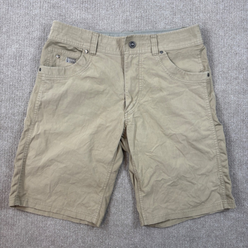 Kuhl Beige Radikl 10" Performance Shorts Men's Size 32 EUC 5068